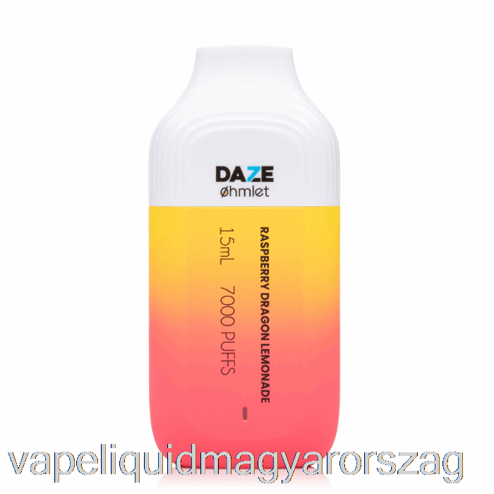7 Daze Ohmlet 7000 0% Nulla Nikotin Eldobható Málna Sárkány Limonádé Vape E Cigi